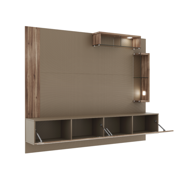 CENTRO DE ENTRETENIMIENTO SUSPENDIDO FIRENZE SEPIA/NOGUEIRA CADIZ - Imagen 2