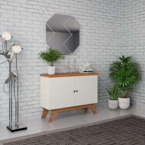 REPISA C/ 02 PUERTAS OFF WHITE / FREIJO