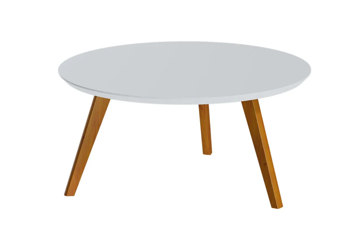 MESA DE CENTRO CLASSIC BRANCO ACETINADO