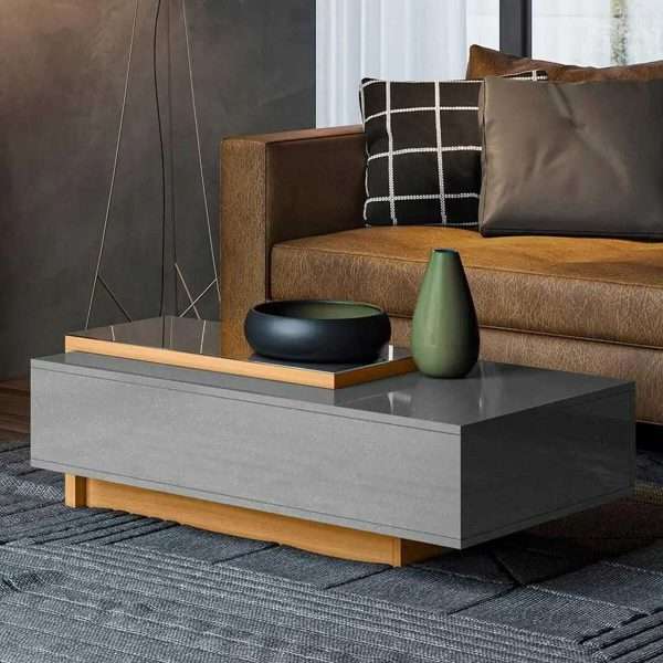 MESA DE CENTRO MILAO PEARL GREY/ TAUARI