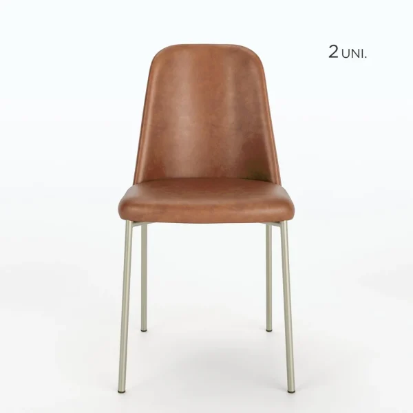 SILLA LUCILLE CHAMPAGNE CARAMEL