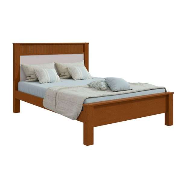 CAMA MATRIMONIAL FULL  ATHENAS 140X190 FRASSINO/ OFF WHITE/ FRASSINO - Imagen 5