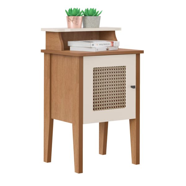 MESA DE APOYO CHARLOTTE ROBLE/OFF WHITE