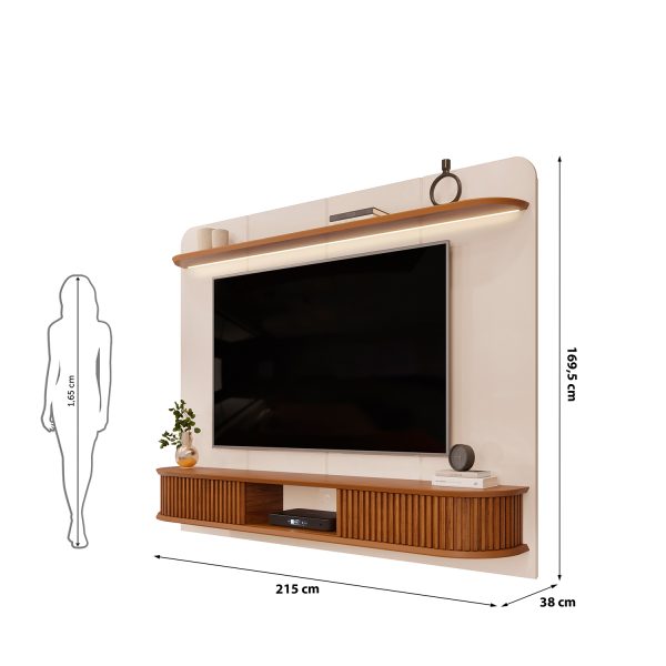 PANEL CAPRI OFF WHITE/FREIJO - Imagen 4