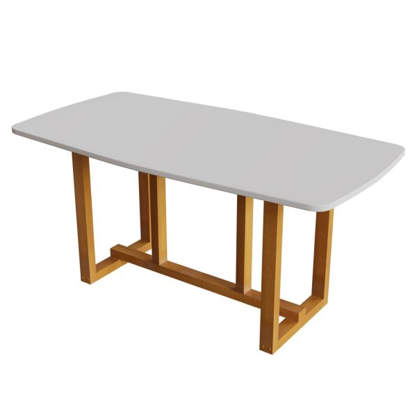 JUEGO DE COMEDOR FILADELFIA 1.60 CEREJEIRA CON SILLA MIAMI (6 PUESTOS) - Imagen 3