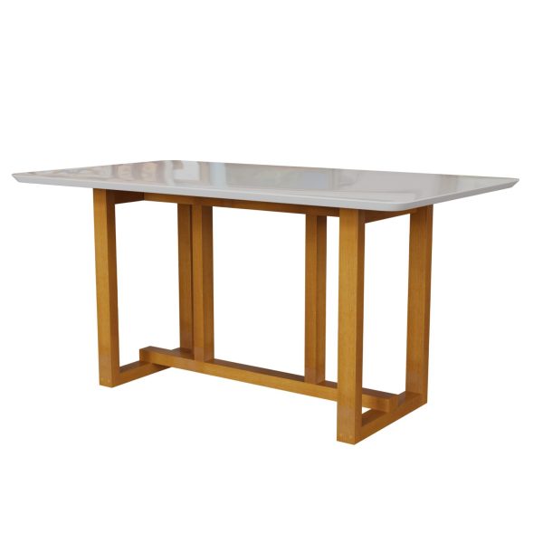 JUEGO DE COMEDOR FILADELFIA 1.70 CEREJEIRA CON SILLA MIAMI (6 PUESTOS) - Imagen 3