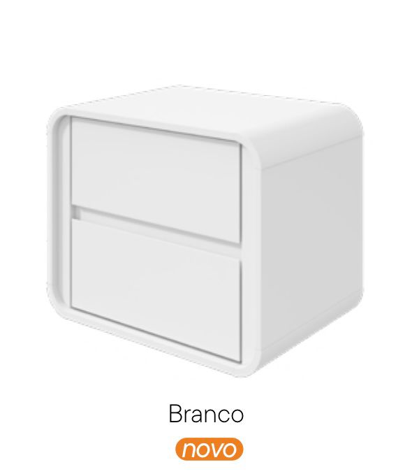 MESA DE NOCHE LOOP OFF WHITE