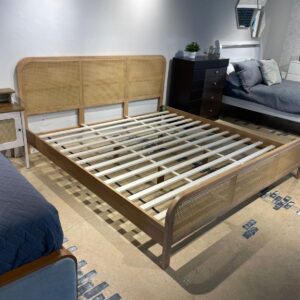 Alternative view of CAMA QUEEN EN MADERA NATURAL