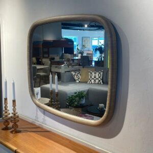 ESPEJO DE PARED MARRON