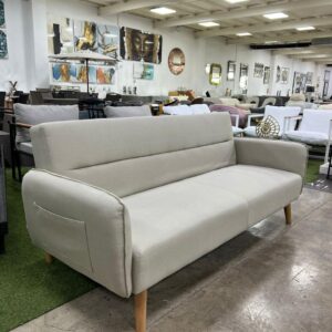 SOFA CAMA CON BOLSILLO GRIS
