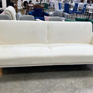 SOFA CAMA PLEGABLE BLANCO
