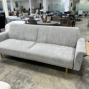 SOFA CAMA PLEGABLE GRIS