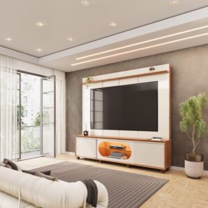 CENTRO ENT HOME MAIA OFF WHITE/FREIJO