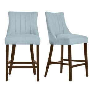 TABURETE BAR TAPIZADO SCOTSFIELD BLUE