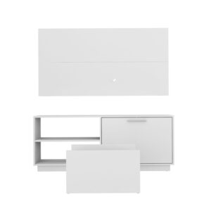 COMBO ONE PANEL P/RACK Y META BLANCO - Imagen 3