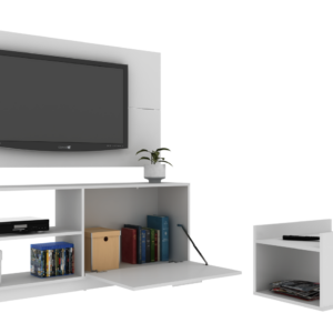 COMBO ONE PANEL P/RACK Y META BLANCO - Imagen 5