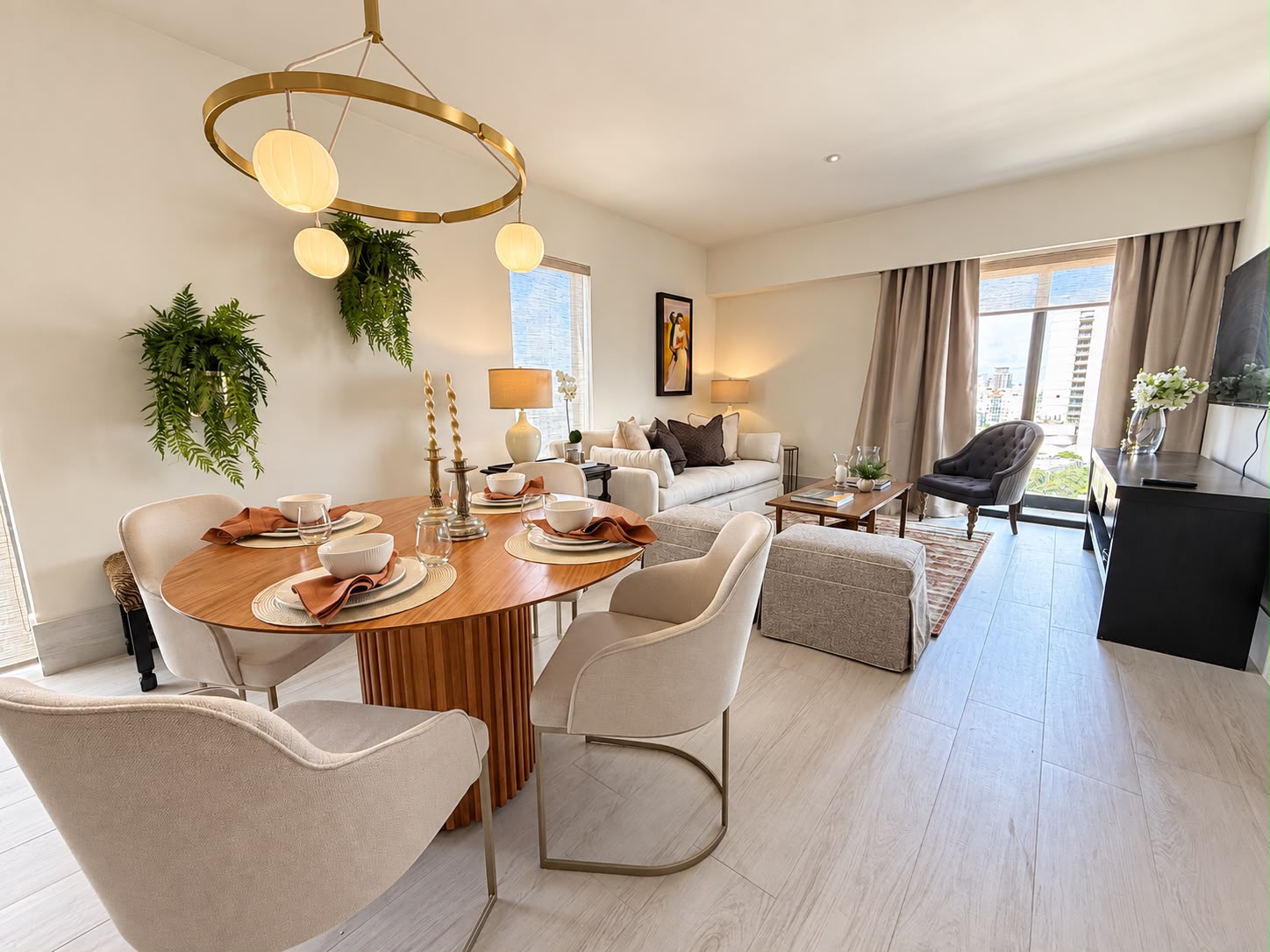 Apartamento en Piantini amueblado por Cosas de Casa