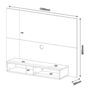 PANEL PARA TV FLASH BLANCO